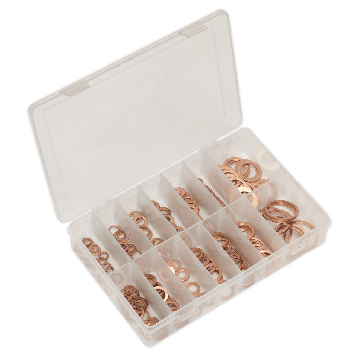 Sealey AB020CW Copper Sealing Washer Assortment 250pc - Metric - AB020CW - Sealey Tools UK - Trade Counter Direct