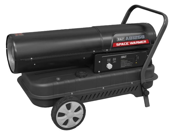Sealey AB1258 Space Warmer® Kerosene/Diesel Heater with Wheels 135,000Btu/hr - AB1258 - Sealey Tools UK - Trade Counter Direct