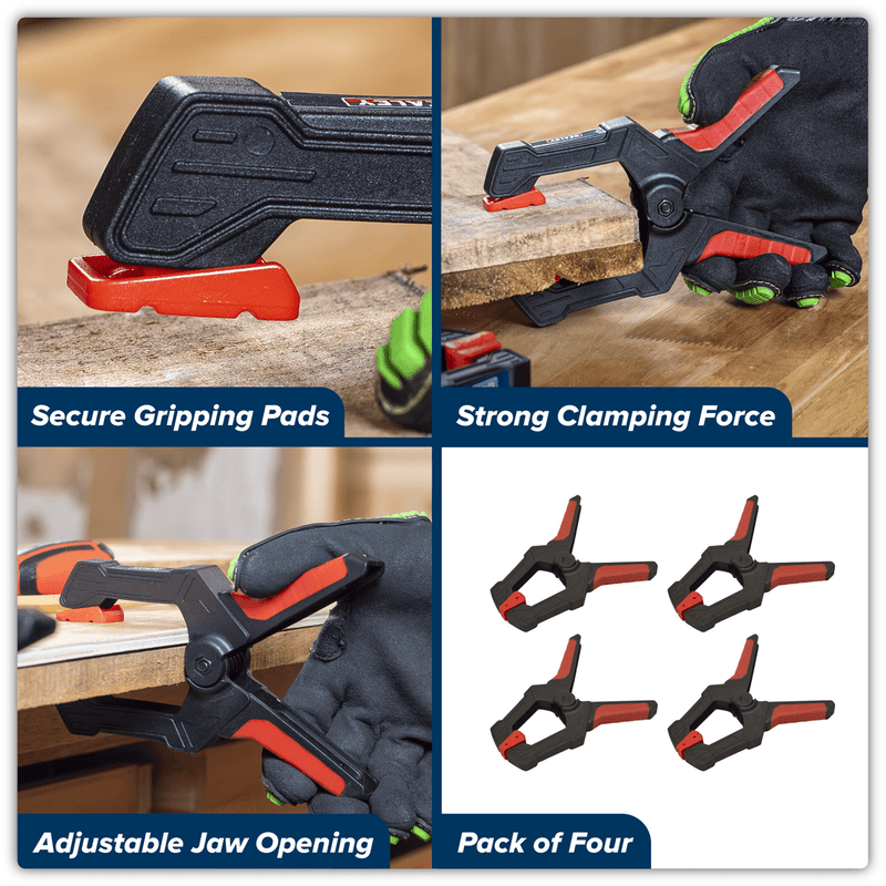 Sealey AK064 Spring Clamp Set 80mm 4pc - AK064 - Sealey Tools UK - Trade Counter Direct