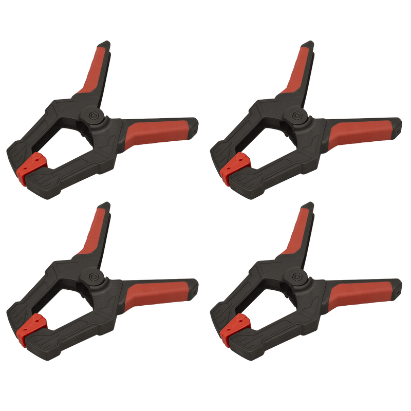 Sealey AK064 Spring Clamp Set 80mm 4pc - AK064 - Sealey Tools UK - Trade Counter Direct