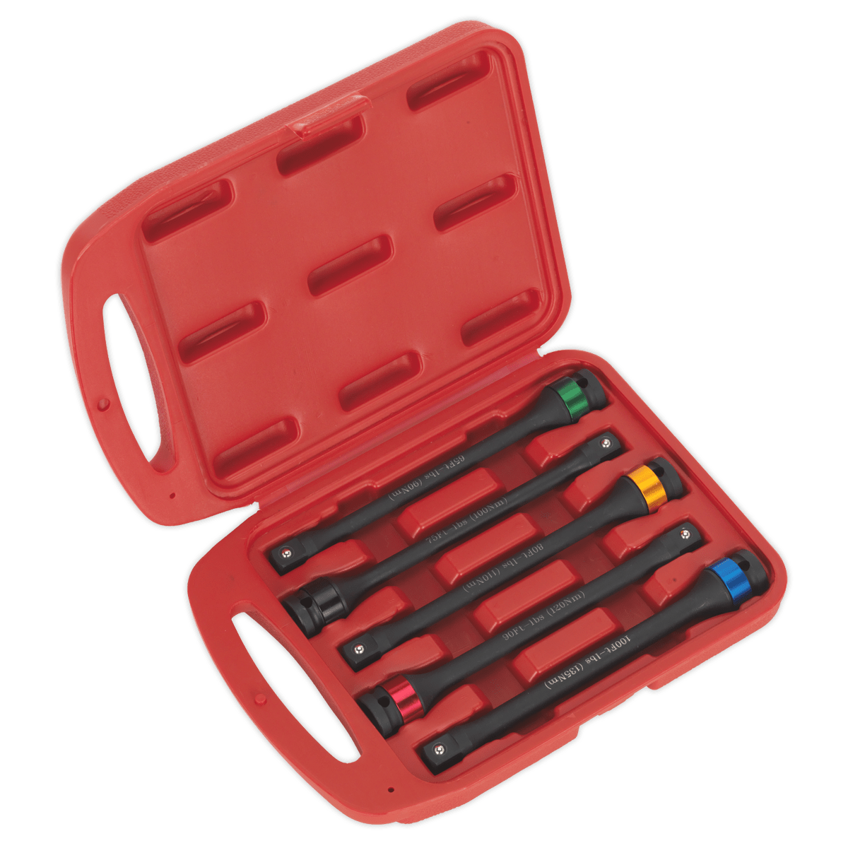 Sealey AK2242 Torque Stick Set 5pc 1/2"Sq Drive - AK2242 - Sealey Tools UK - Trade Counter Direct