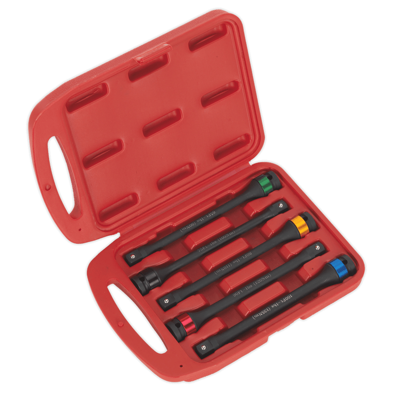 Sealey AK2242 Torque Stick Set 5pc 1/2"Sq Drive - AK2242 - Sealey Tools UK - Trade Counter Direct