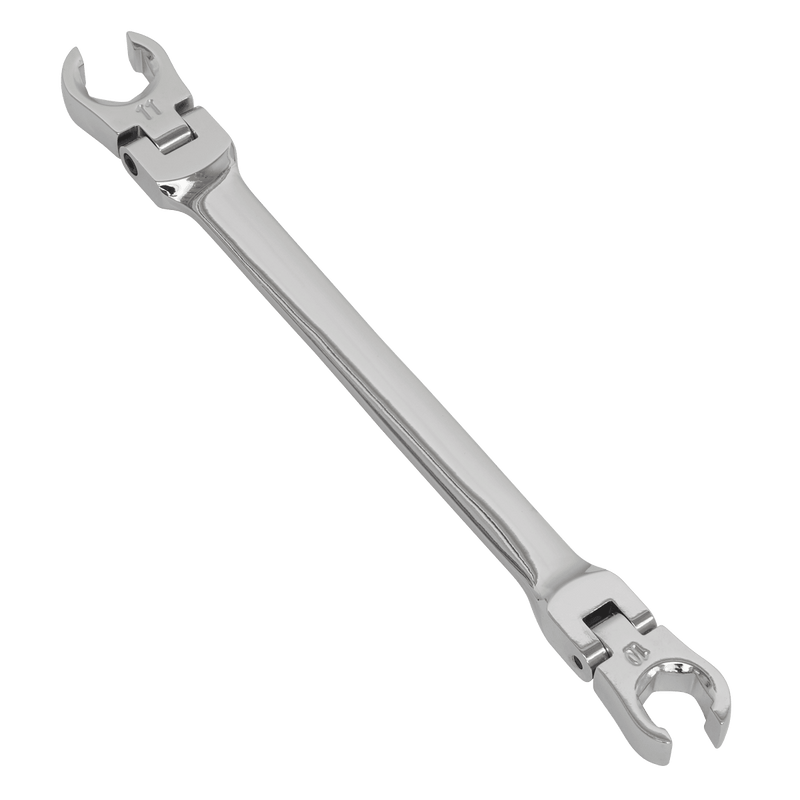 Sealey AK26521 Flexi - Head Flare Nut Spanner 10 x 11mm - AK26521 - Sealey Tools UK - Trade Counter Direct