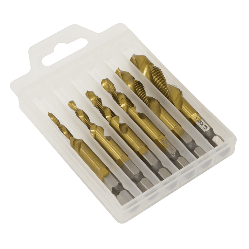 Sealey AK3025 Combination Drill & Tap Bit Set 6pc - AK3025 - Sealey Tools UK - Trade Counter Direct