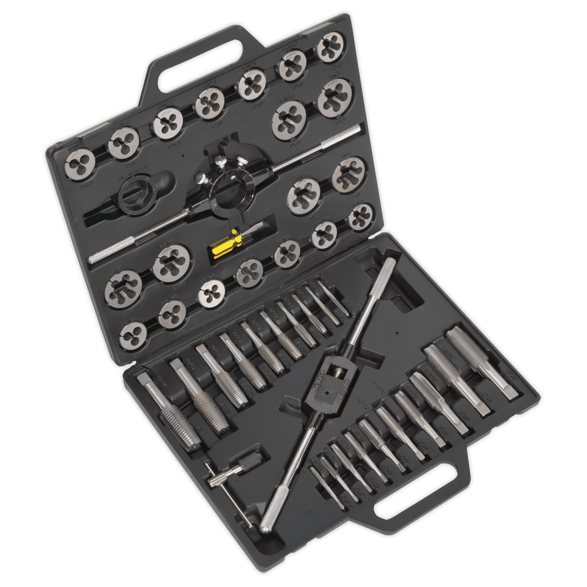 Sealey AK303IMP Tap & Die Set 45pc Split Dies Imperial - AK303IMP - Sealey Tools UK - Trade Counter Direct