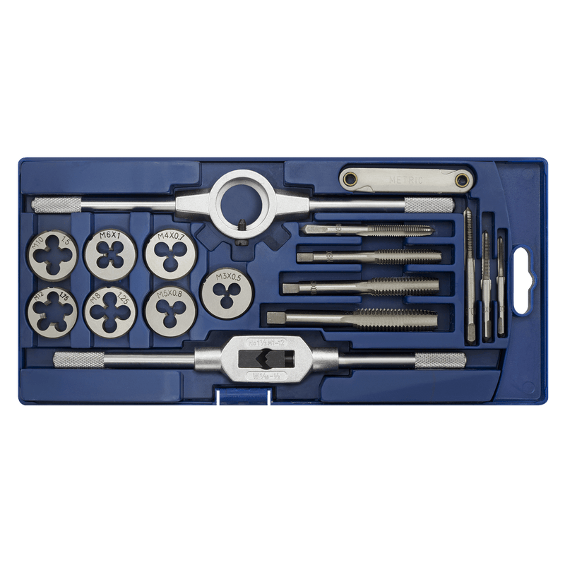 Sealey AK321 Metric Tap & Die Set 17pc - AK321 - Sealey Tools UK - Trade Counter Direct