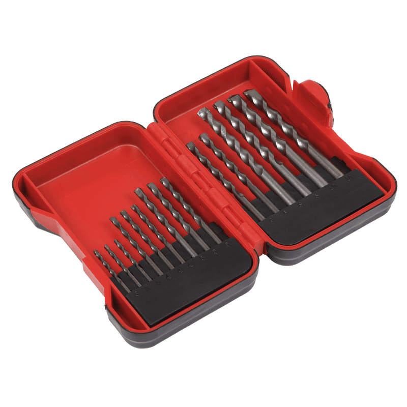 Sealey AK3715M Masonry Drill Bit Set 15pc - AK3715M - Sealey Tools UK - Trade Counter Direct