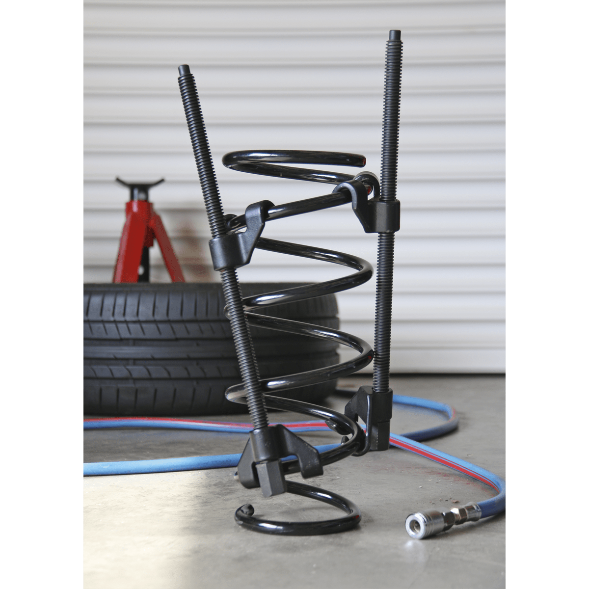 Sealey AK3846 Long Reach Coil Spring Compressor 1100kg 2pc - AK3846 - Sealey Tools UK - Trade Counter Direct