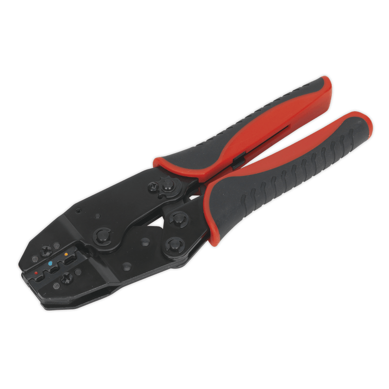 Sealey AK385 Ratchet Crimping Tool Insulated Terminals - AK385 - Sealey Tools UK - Trade Counter Direct