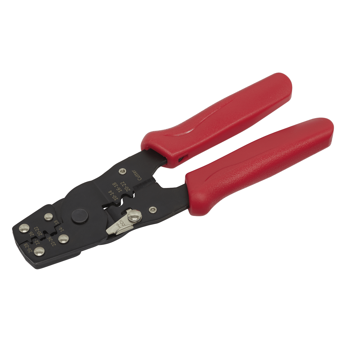 Sealey AK3850 Non-Ratcheting Crimping Tool Insulated/Non-Insulated Terminals - AK3850 - Sealey Tools UK - Trade Counter Direct