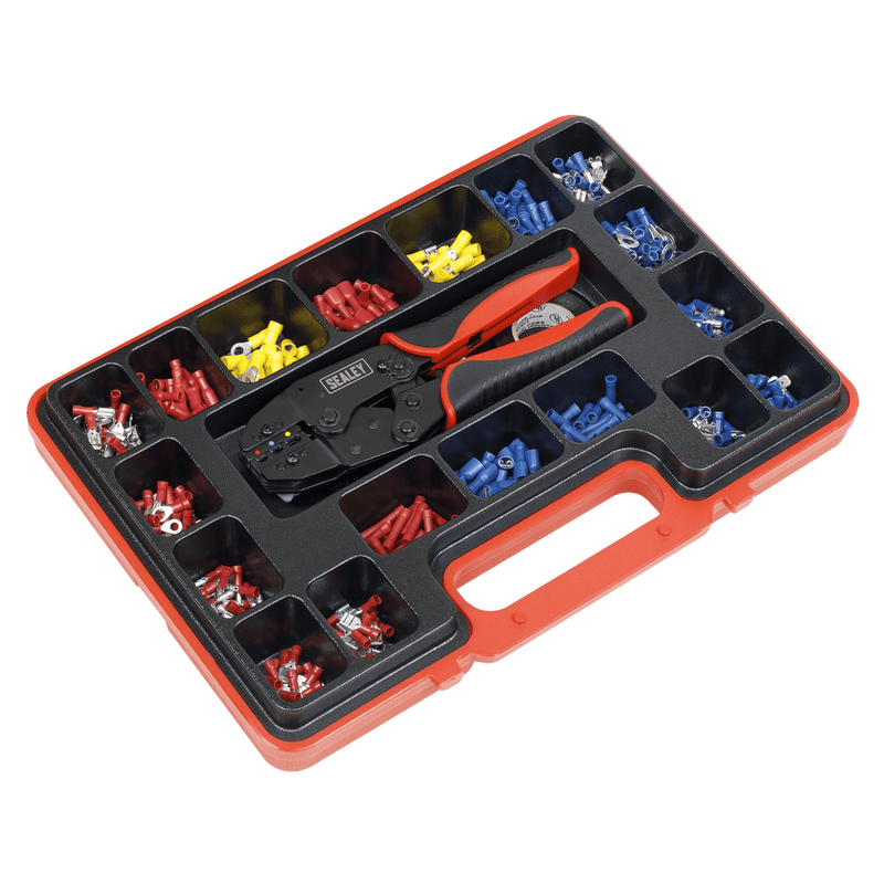 Sealey AK386 Ratchet Crimping Tool Kit 552pc - AK386 - Sealey Tools UK - Trade Counter Direct