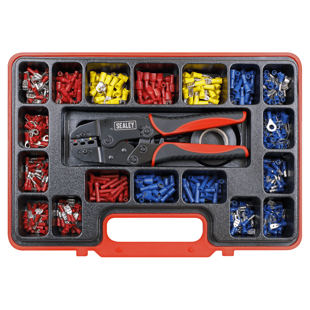 Sealey AK386 Ratchet Crimping Tool Kit 552pc - AK386 - Sealey Tools UK - Trade Counter Direct