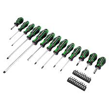 Sealey AK4370HV Screwdriver & Bit Set 33pc GripMAX® - Hi - Vis - AK4370HV - Sealey Tools UK - Trade Counter Direct