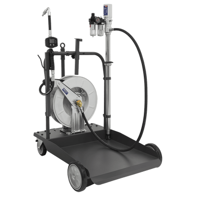 Sealey AK4562D Air Operated Oil Dispensing System with 10m Retractable Hose Reel - AK4562D - Sealey Tools UK - Trade Counter Direct