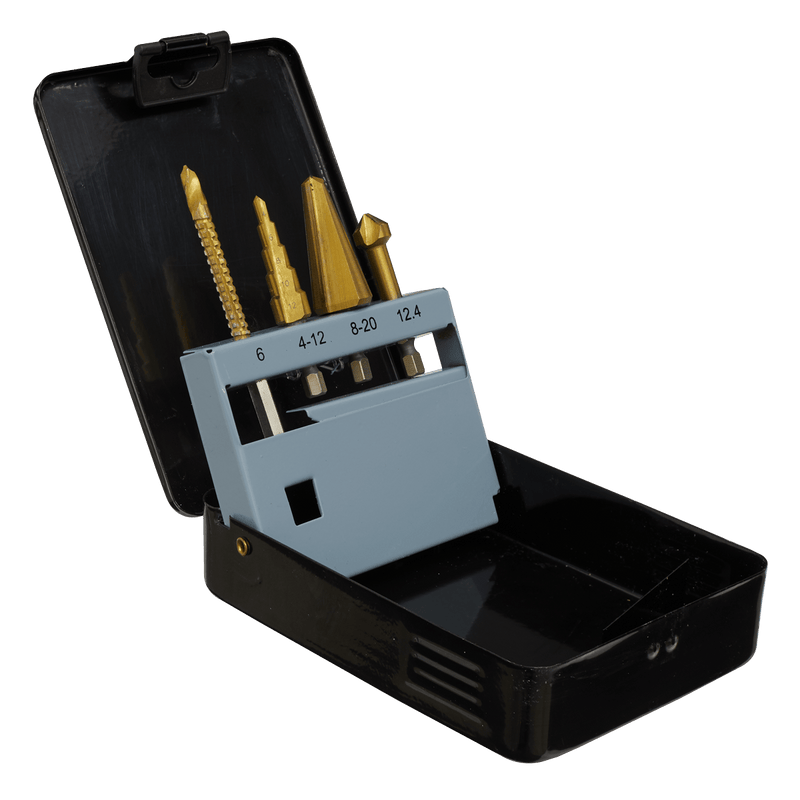 Sealey AK4704 Multifunction Drill Bit Set 4pc - AK4704 - Sealey Tools UK - Trade Counter Direct