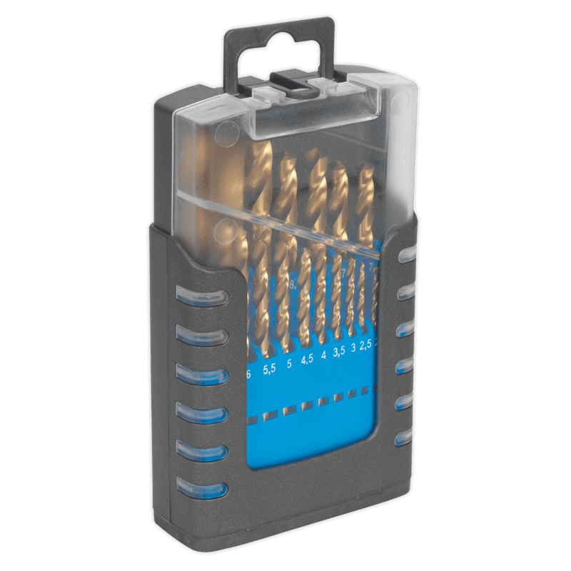 Sealey AK4719 HSS Fully Ground Drill Bit Set 19pc - DIN 338 - AK4719 - Sealey Tools UK - Trade Counter Direct