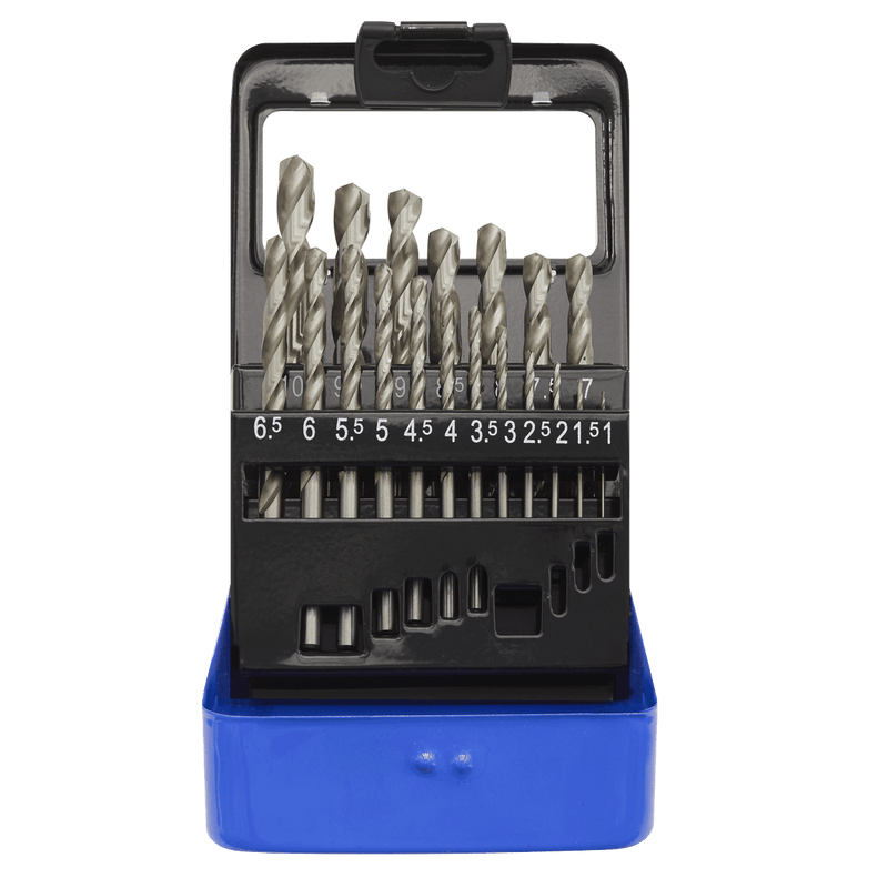 Sealey AK47191 HSS Fully Ground Drill Bit Set 19pc - AK47191 - Sealey Tools UK - Trade Counter Direct