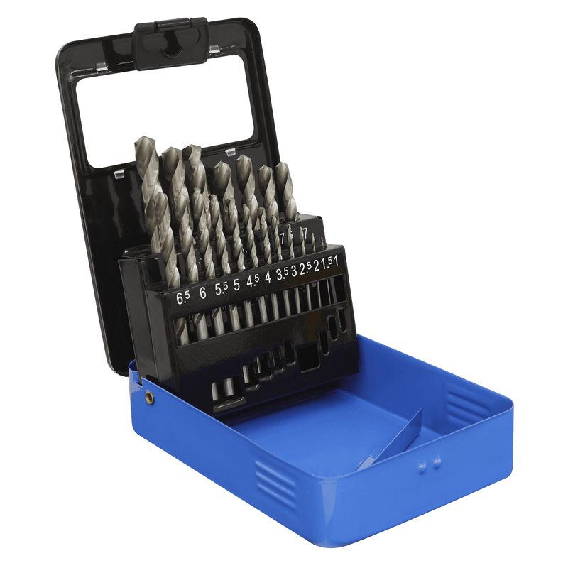 Sealey AK47191 HSS Fully Ground Drill Bit Set 19pc - AK47191 - Sealey Tools UK - Trade Counter Direct