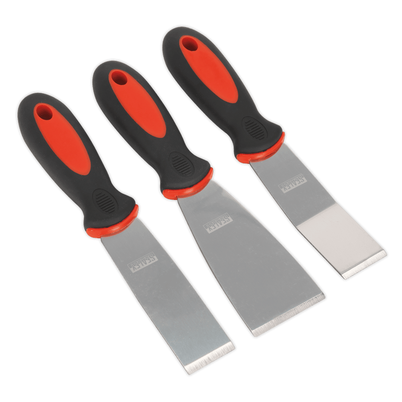 Sealey AK523 Rigid Blade Scraper Set 3pc - AK523 - Sealey Tools UK - Trade Counter Direct
