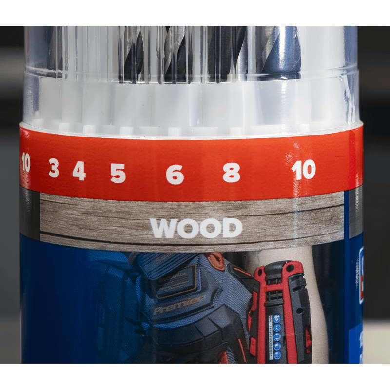 Sealey AK5711DB Combination Drill Bit Sets - Display box of 6 - AK5711DB - Sealey Tools UK - Trade Counter Direct