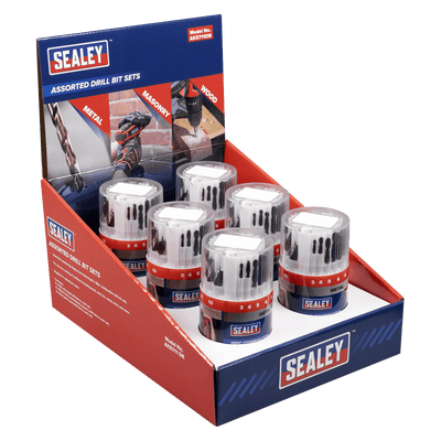 Sealey AK5711DB Combination Drill Bit Sets - Display box of 6 - AK5711DB - Sealey Tools UK - Trade Counter Direct