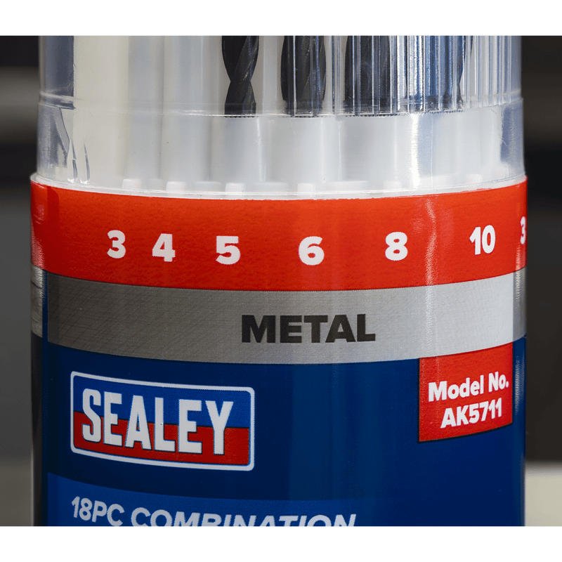 Sealey AK5711DB Combination Drill Bit Sets - Display box of 6 - AK5711DB - Sealey Tools UK - Trade Counter Direct