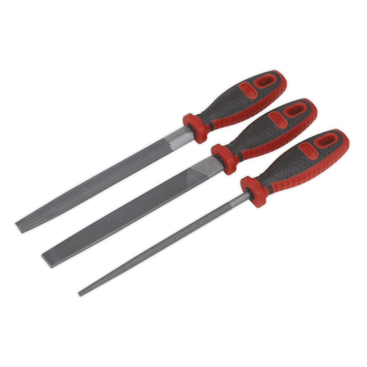 Sealey AK572 Engineer's File Set 3pc 200mm - AK572 - Sealey Tools UK - Trade Counter Direct