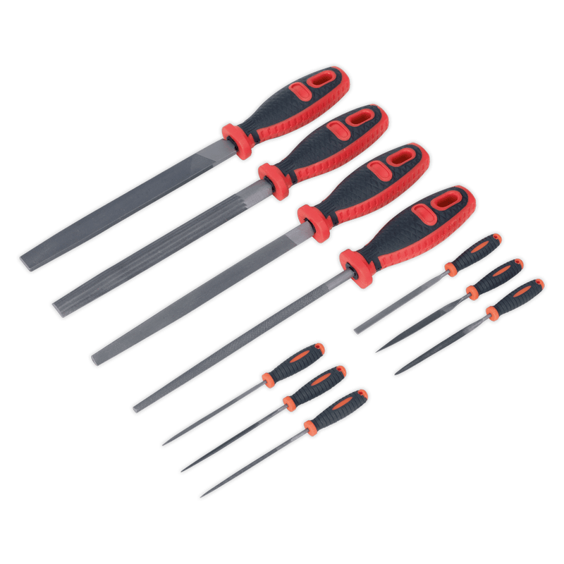 Sealey AK578 Premier Engineer's & Needle File Set 10pc - AK578 - Sealey Tools UK - Trade Counter Direct