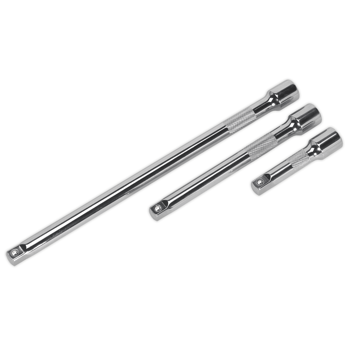 Sealey AK6340 Extension Bar Set 3pc 3/8"Sq Drive - AK6340 - Sealey Tools UK - Trade Counter Direct