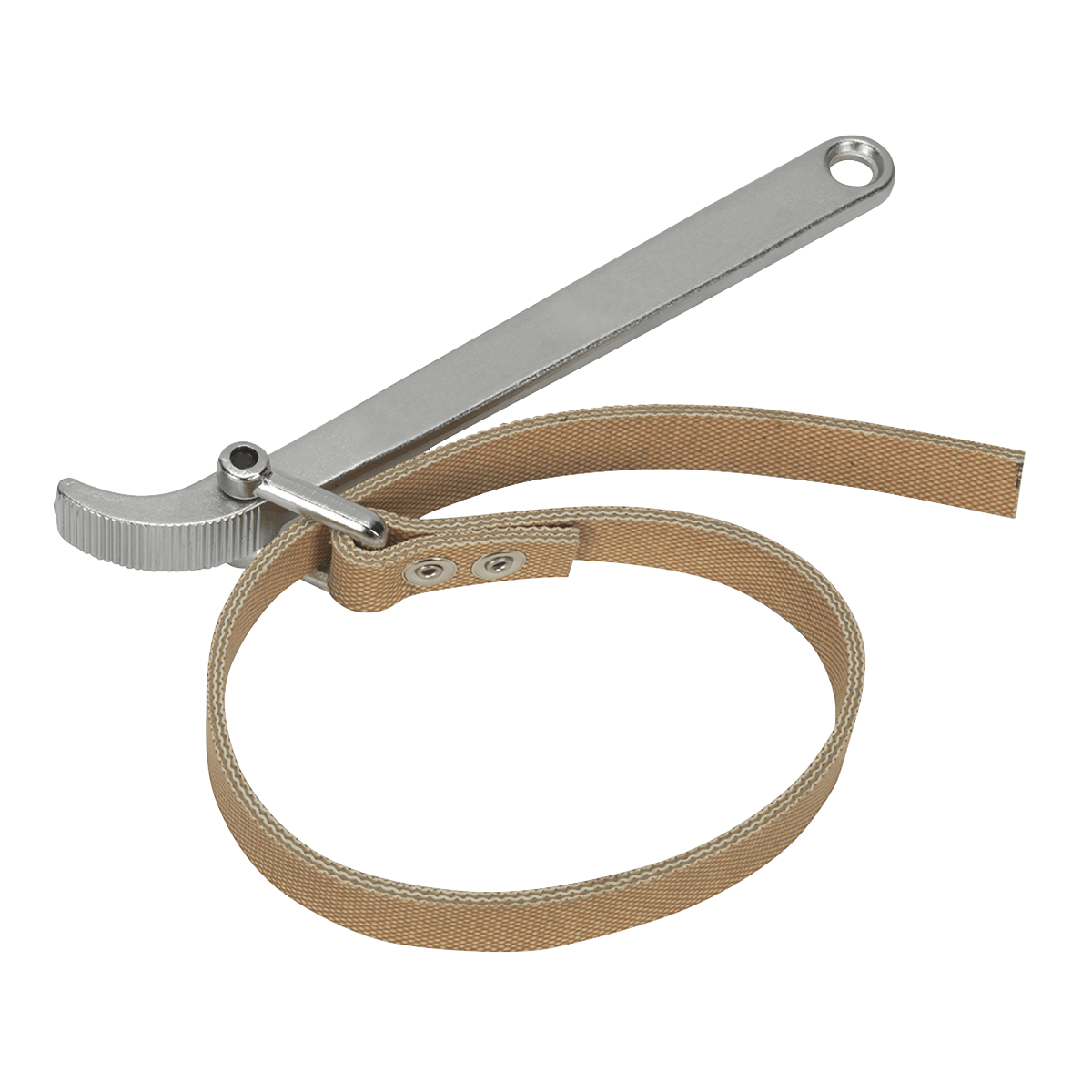 Sealey AK6404 Oil Filter Strap Wrench 60-140mm Capacity - AK6404 - Sealey Tools UK - Trade Counter Direct