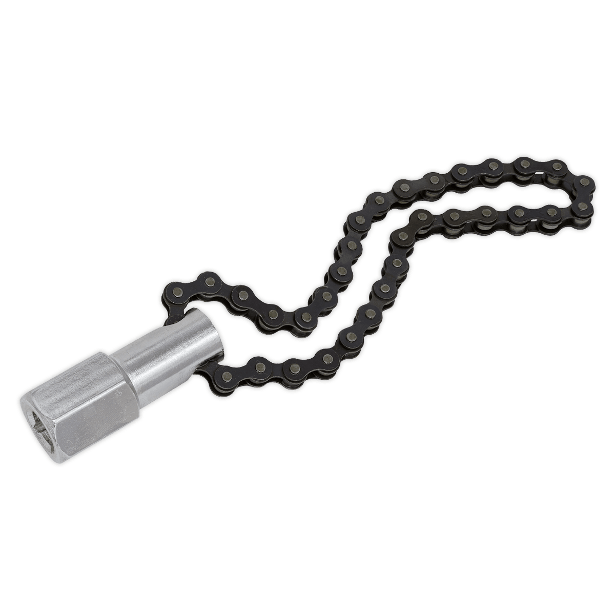 Sealey AK641 Oil Filter Chain Wrench 135mm Capacity 1/2"Sq Drive - AK641 - Sealey Tools UK - Trade Counter Direct
