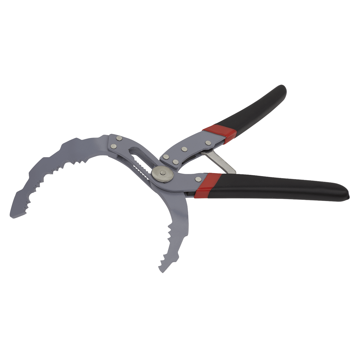 Sealey AK6421 Premier Self-Adjusting Angled Oil Filter Pliers - AK6421 - Sealey Tools UK - Trade Counter Direct