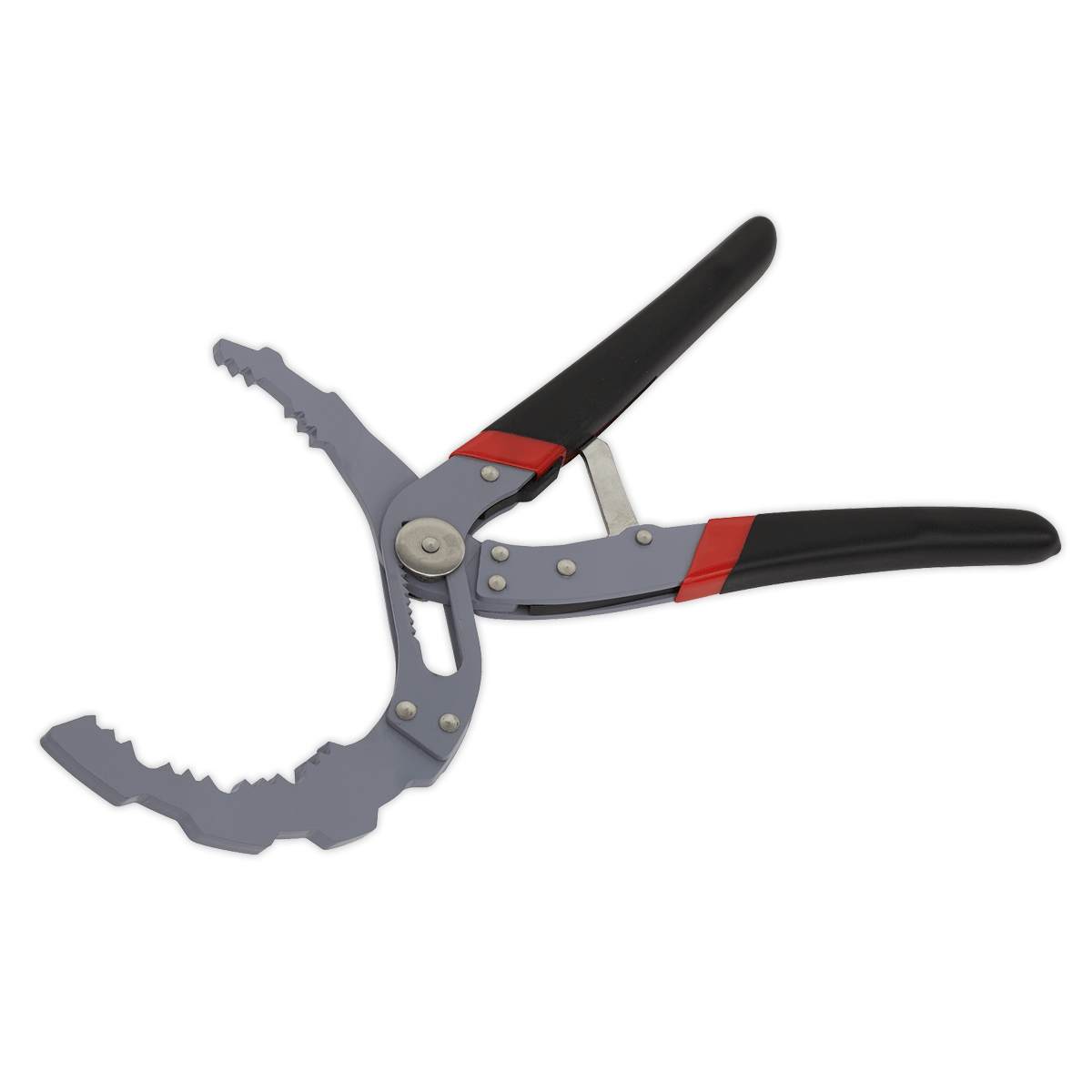 Sealey AK6421 Premier Self-Adjusting Angled Oil Filter Pliers - AK6421 - Sealey Tools UK - Trade Counter Direct