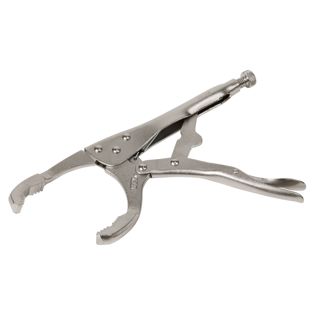 Sealey AK6423 Angled Oil Filter Locking Pliers 45-130mm Capacity - AK6423 - Sealey Tools UK - Trade Counter Direct