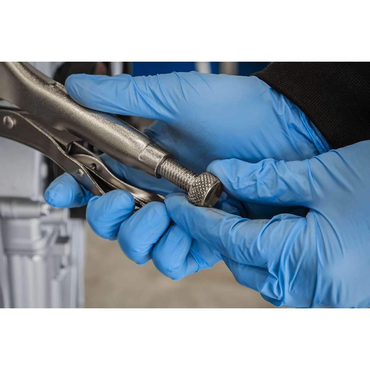Sealey AK6423 Angled Oil Filter Locking Pliers 45-130mm Capacity - AK6423 - Sealey Tools UK - Trade Counter Direct