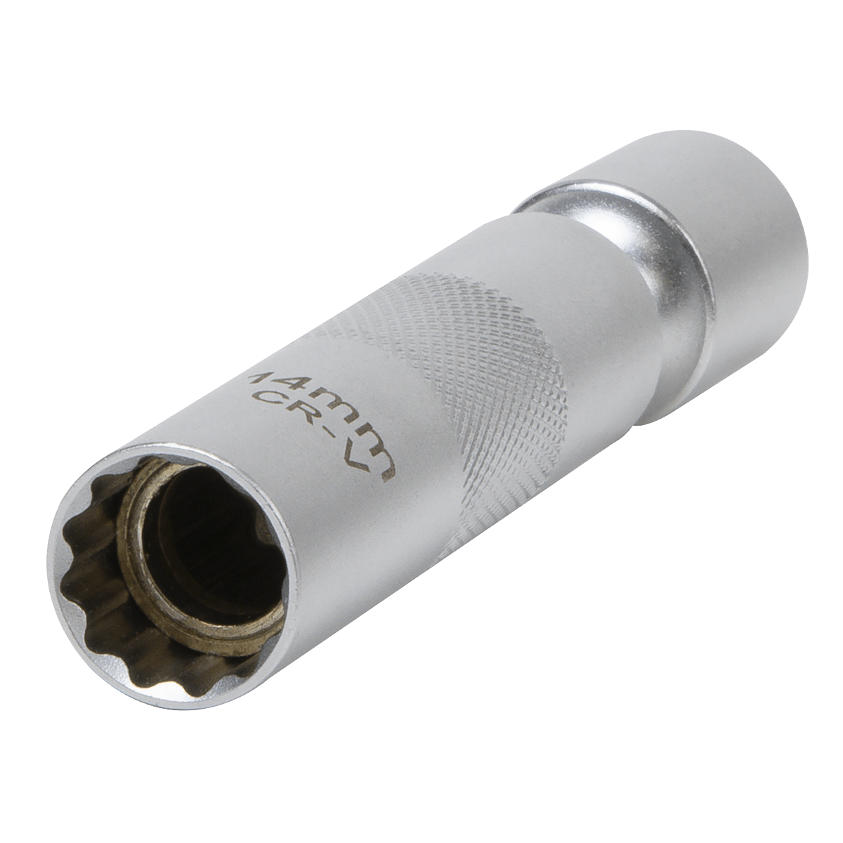 Sealey AK6569 Spark Plug Socket with Universal Joint 3/8"Sq Drive 12-Point 14mm - AK6569 - Sealey Tools UK - Trade Counter Direct