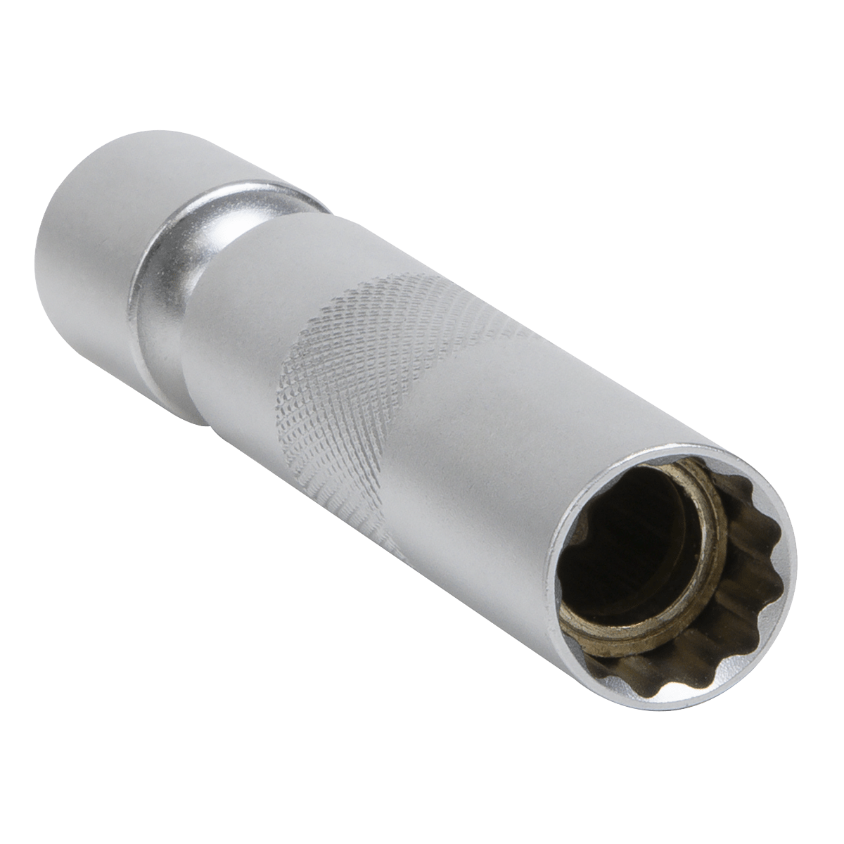 Sealey AK6569 Spark Plug Socket with Universal Joint 3/8"Sq Drive 12-Point 14mm - AK6569 - Sealey Tools UK - Trade Counter Direct