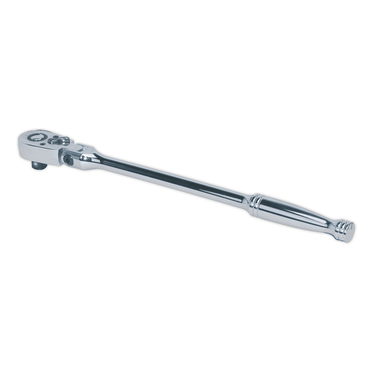 Sealey AK661F Ratchet Wrench Flexi - Head 300mm 3/8"Sq Drive Pear - Head Flip Reverse - AK661F - Sealey Tools UK - Trade Counter Direct