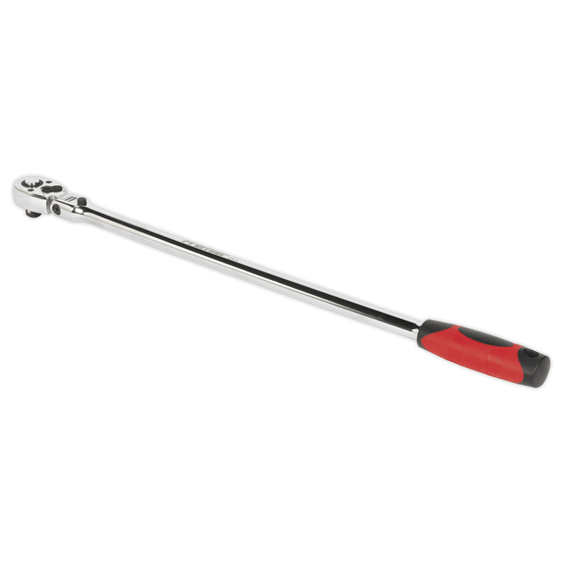 Sealey AK6698 Ratchet Wrench Flexi - Head Extra - Long 600mm 1/2"Sq Drive - AK6698 - Sealey Tools UK - Trade Counter Direct