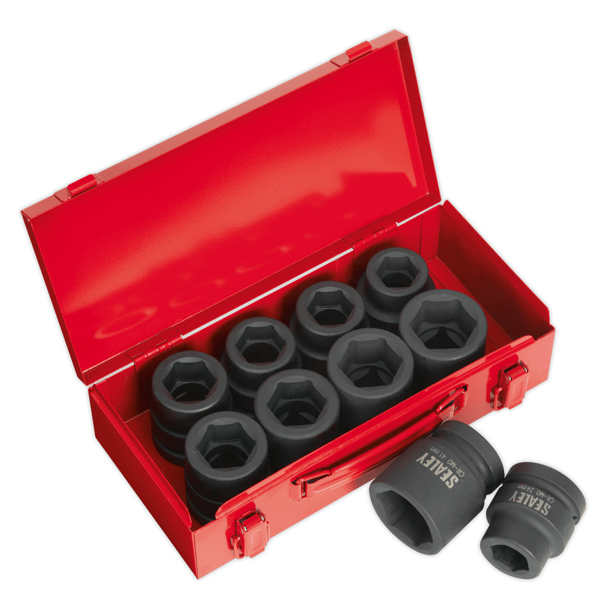 Sealey AK688 Impact Socket Set 10pc 1"Sq Drive Metric/Imperial - AK688 - Sealey Tools UK - Trade Counter Direct