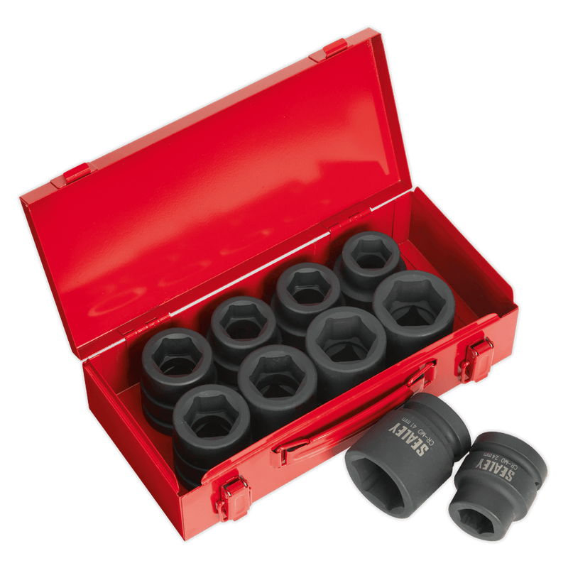 Sealey AK688 Impact Socket Set 10pc 1"Sq Drive Metric/Imperial - AK688 - Sealey Tools UK - Trade Counter Direct