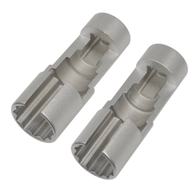 Sealey AK6902 Slim Profile Diesel Piezo Injector Pipe Sockets 3/8"Sq Drive 17 & 18mm 2pc - AK6902 - Sealey Tools UK - Trade Counter Direct