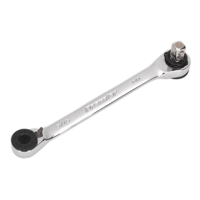 Sealey AK6967 Ratchet Spanner 1/4"Hex x 5/16"Hex Drive with 1/4"Sq Drive Adaptor - AK6967 - Sealey Tools UK - Trade Counter Direct