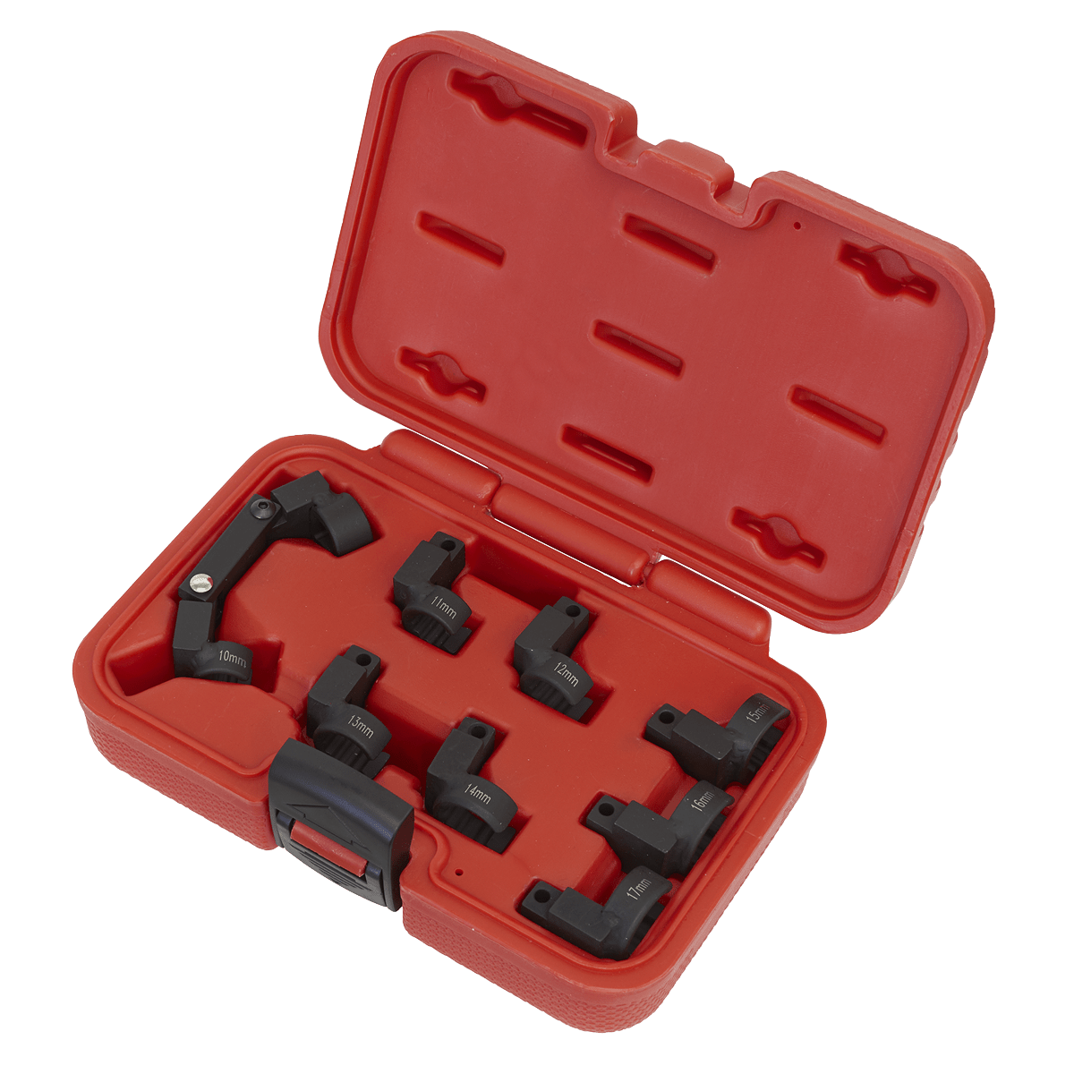 Sealey AK6985 Injector Pipe Socket Set 3/8"Sq Drive 9pc - AK6985 - Sealey Tools UK - Trade Counter Direct