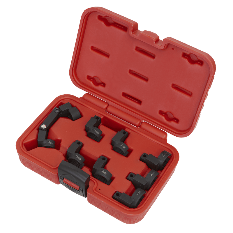 Sealey AK6985 Injector Pipe Socket Set 3/8"Sq Drive 9pc - AK6985 - Sealey Tools UK - Trade Counter Direct