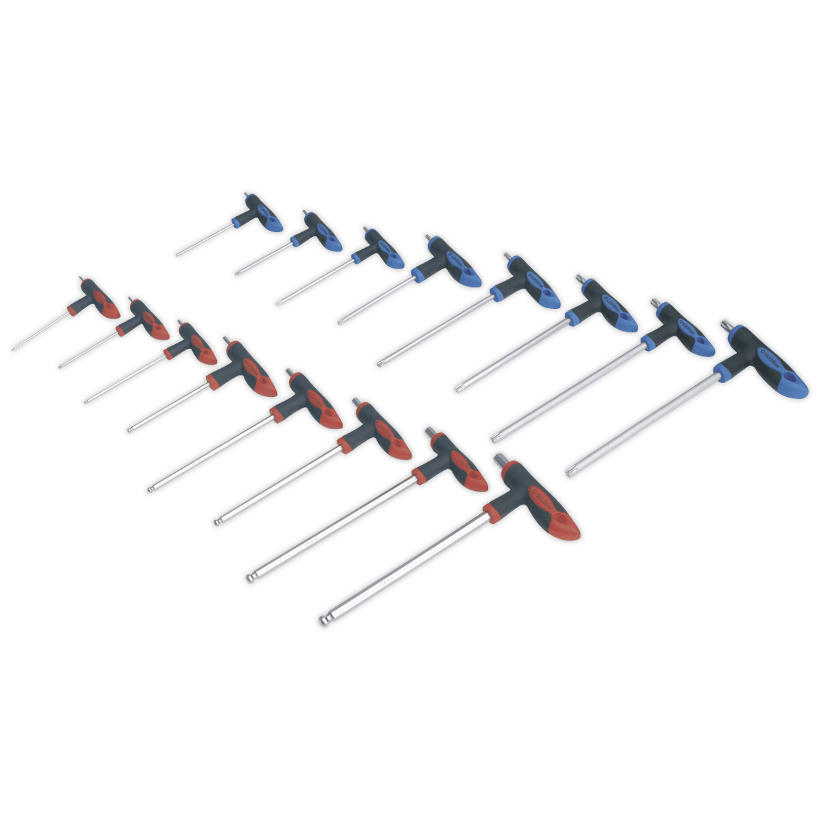 Sealey AK7147 T - Handle TRX - Star* & Hex Key Set 16pc - AK7147 - Sealey Tools UK - Trade Counter Direct