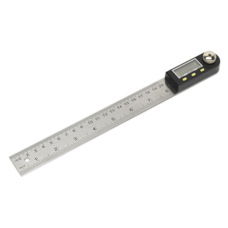 Sealey AK7200 Digital Angle Rule 8" (200mm) - AK7200 - Sealey Tools UK - Trade Counter Direct