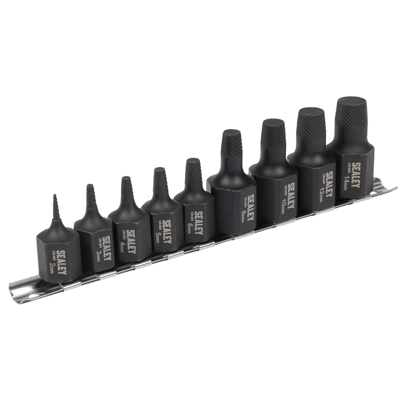 Sealey AK7222 Stud Extractor Set 9pc - AK7222 - Sealey Tools UK - Trade Counter Direct