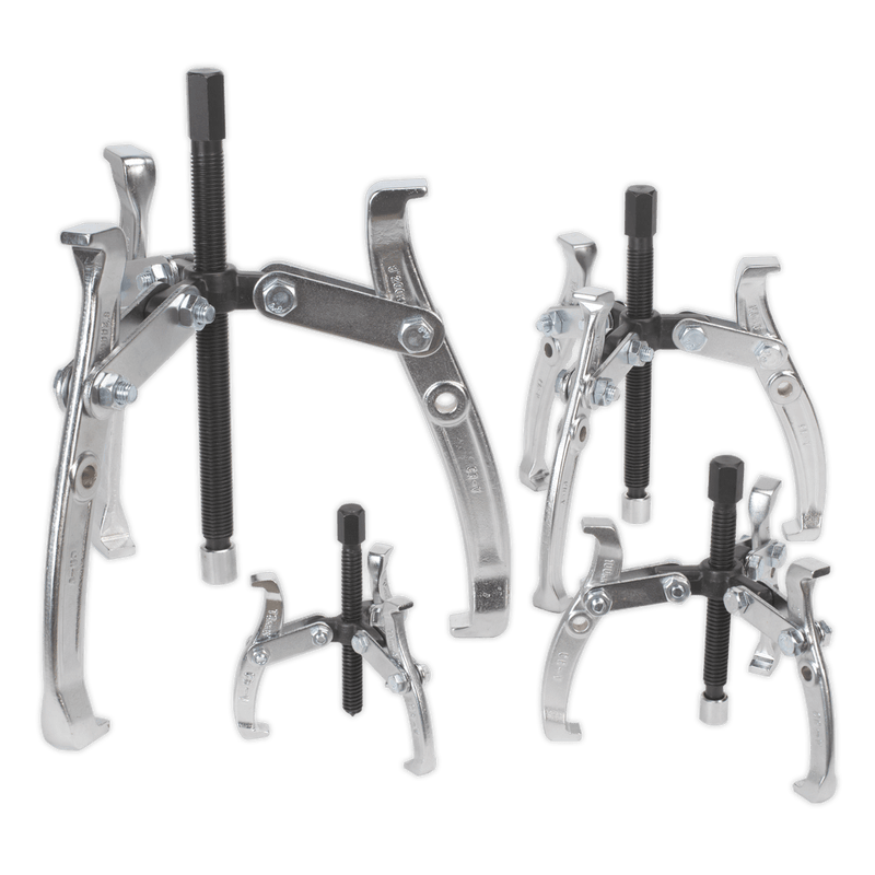 Sealey AK79 Reversible Triple Leg Puller Set 4pc - AK79 - Sealey Tools UK - Trade Counter Direct