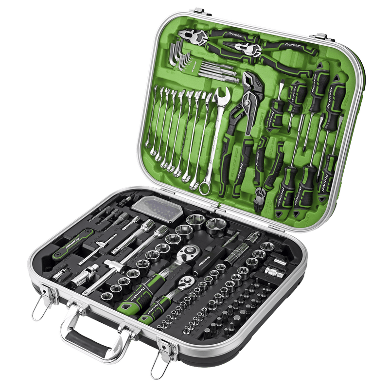 Sealey AK7980HV Mechanic's Tool Kit 144pc Hi - Vis Green - AK7980HV - Sealey Tools UK - Trade Counter Direct